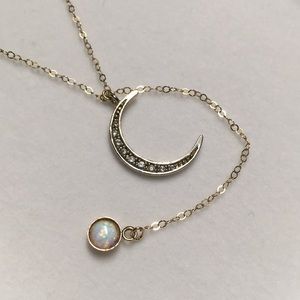Lili Claspe Rope The Moon Necklace